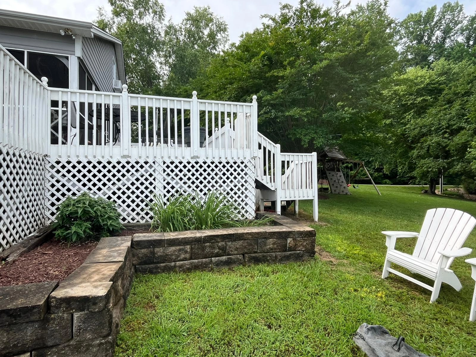 Deck Painting & Blue Ceiling Restoration in Belmont, NC - Image 7